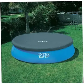 Intex Poolabdeckung blau Ø 396 cm
