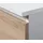 akord furniture factory AKORD B20 links Weiß Front Sonoma-Eiche B155 x H77 x T85 cm - Weiß/Bronze