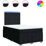 Maison Exclusive - Boxspringbett Mit Matratze Schwarz 120x200 Cm