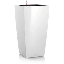 LECHUZA Cubico 22 Komplettset 22 x 22 x 41 cm weiß hochglanz