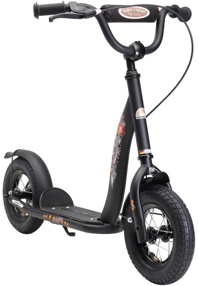 Star-Scooter Cityroller 10 Zoll, Kugelgelagerte leichtgängige Lenkung schwarz