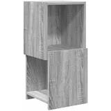 MOBCANT Modern Eckschrank & Aufbewahrungsschränke Graues Sonoma Holzwerkstoff Schließfächer mit Stauraum Spind Schrank für Arbeitszimmer Wohnzimmer Küche Duschraum (30,5 x 30 x 65 cm)