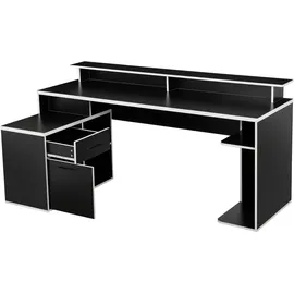 OTTO home Game Gamingtisch schwarz 180x102 cm
