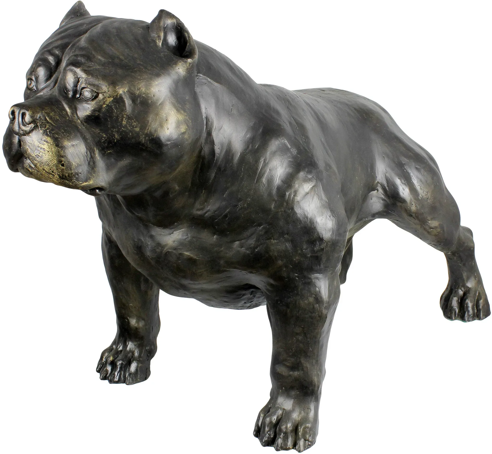 American Bully II - Life-size dog statue, 1:1 scale figure, statue for the garden by Art-Dog