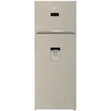Beko Kühlschrank Doppeltür RDNE455E40DBN No Frost Höhe 185 cm Farbe Beige