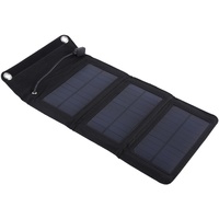 MAGT Solar Powerbank, 5W 5V Solarladegerät Faltbares Wasserdichtes Outdoor Solar Solarpanel mit USB-Schnellladekabel