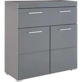 trendteam Amanda Badkommode 73 x 81 x 31 cm Grau
