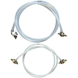 BieTal® Zapfanlage Schlauchpaket CO2 & Bier 7mm Bierleitung Biertüllen Edelstahl