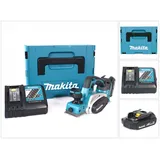 Makita DKP 180 Y1J-D 18 V Akku Hobel im MAKPAC inkl. BL 1815 N Akku + DC18RC Ladegerät