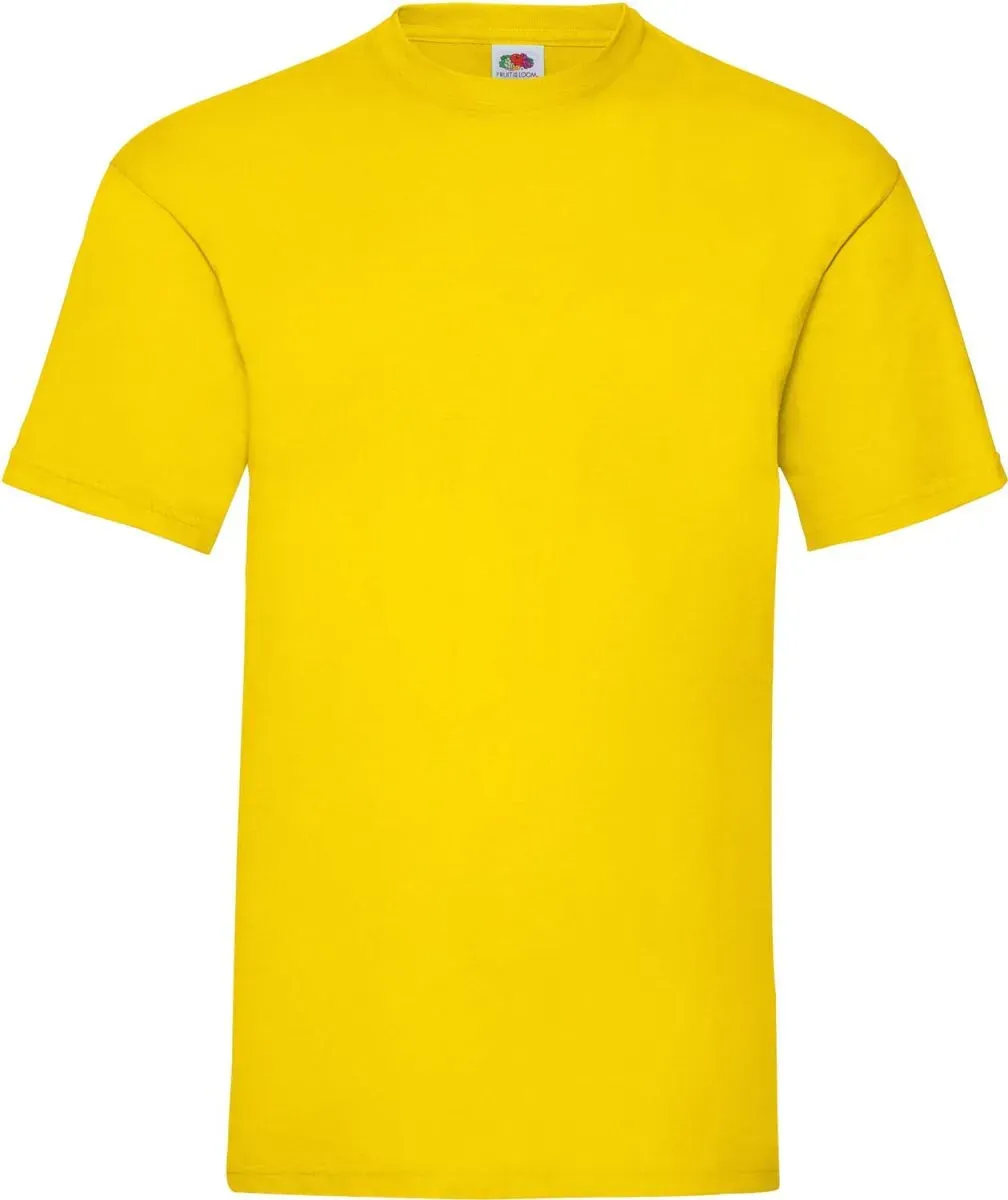 Fruit of the Loom Herren Valueweight T T-Shirt 61-036-0 yellow XL