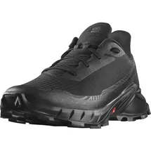 Salomon Alphacross 5 Herren Trail-Laufschuhe, Starker Grip, Anhaltender Komfort, Vielseitige Performance, Black, 45 1/3