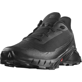 Salomon Alphacross 5 Herren Trail-Laufschuhe, Starker Grip, Anhaltender Komfort, Vielseitige Performance, Black, 45 1/3