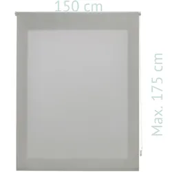 PURLINE Glattes, blickdichtes Polyester-Rollo