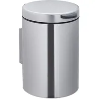 Relaxdays Kosmetikeimer 3 l Silber