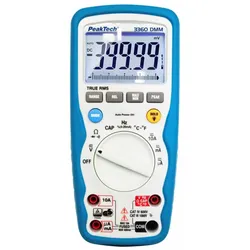 PEAKTECH Multimeter, P 3360, True RMS, IP67, 40000 Counts