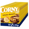 Müsliriegel Corny Schoko-Banane, mit Schokolade und Banane, 60x25g