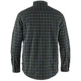 Fjällräven Övik Flannel Langarmhemd Dark Grey XXL