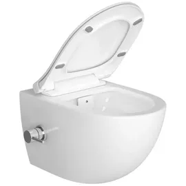Swiss Aqua Technologies Infinitio Hänge-WC mit WC-Sitz Weiß