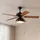 LUCANDE Shamoian 132 cm Deckenventilator Schwarz