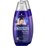 Schauma For Men Shampoo 2 Pack (2 x 400 ml) by Schauma