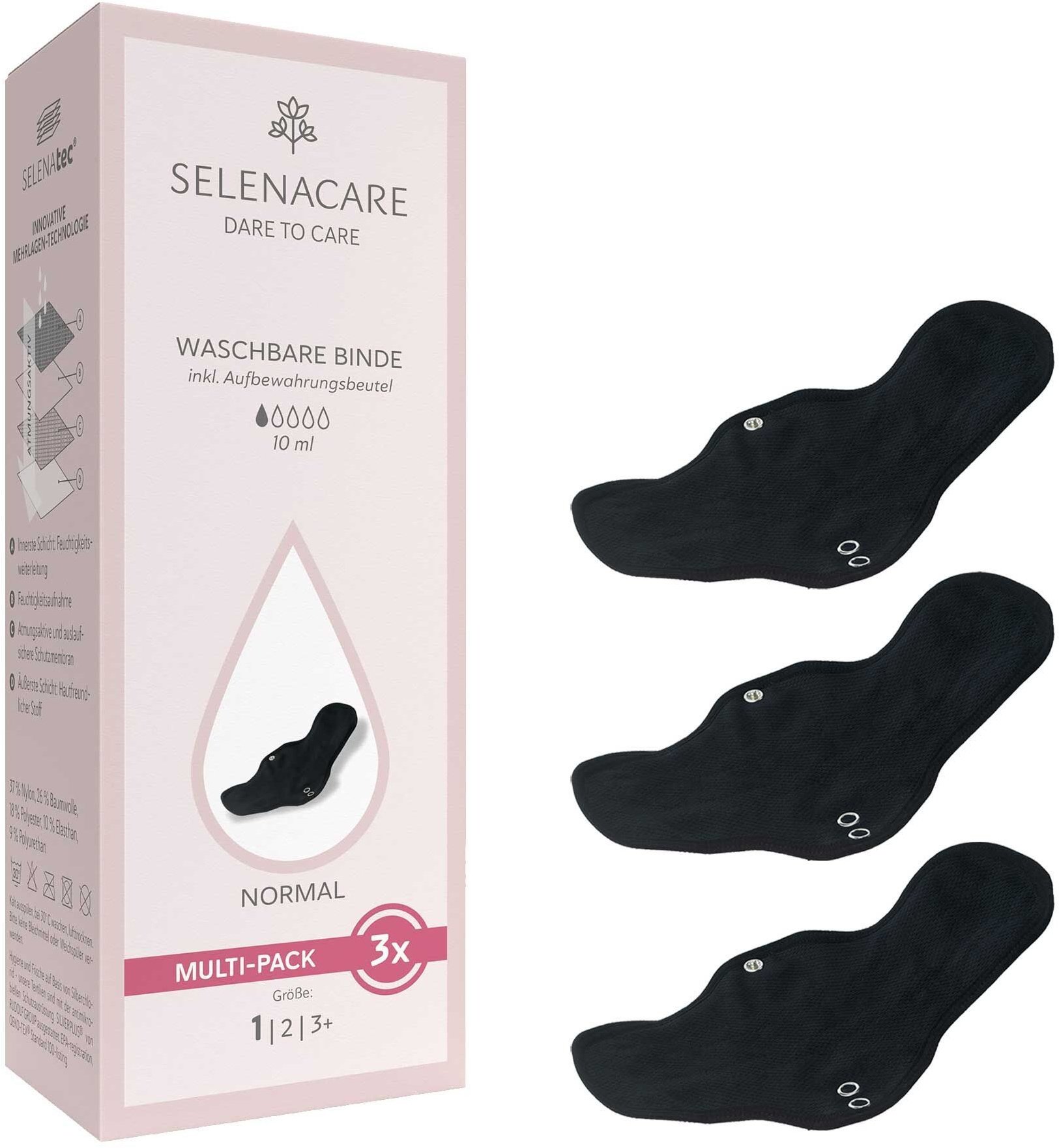 Selenacare Multipack Binde 1 St schwarz