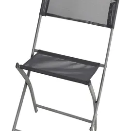 Mojawo 3tlg Bistroset Gartenmöbelset Outdoormöbel Balkon klappbar Farbauswahl - Grau