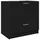 vidaXL Waschbeckenunterschrank 59 x 37 x 59 cm Schwarz