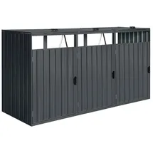 Axi Mülltonnenbox Owen 80 x 122 x 240 cm anthrazit