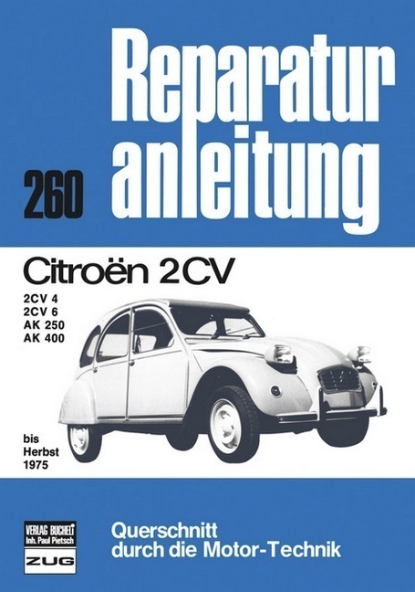 Citroen 2 Cv  Bis Herbst 1975  Gebunden