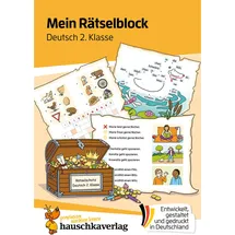 Hauschka-Verlag Mein Rätselblock Deutsch 2. Klasse