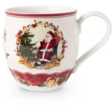 Villeroy & Boch - Henkelbecher, Santa Toy's Fantasy Jumbobecher, Weihnachten Tasse, Weihnachtstasse, Weihnachtsbecher, Becher Weihnachten, Kaffeebecher, Tasse Winter, Kaffeetasse, Wintertasse Kaffee, Premium Porzellan