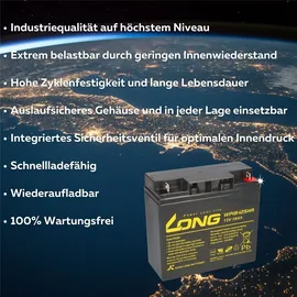 KungLong Akku 12V 17000 mAh 1 St.