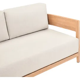 Beliani Sampieri Set 2-tlg. Hellbraun/Beige
