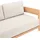 Beliani Sampieri Set 2-tlg. Hellbraun/Beige