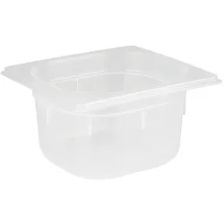 APS Gastronormbehälter Polypropylen GN 1/6 - 100 mm mit Skalierung