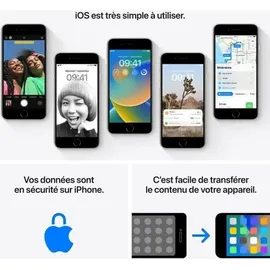 Apple iPhone SE 2022 256 GB Mitternacht