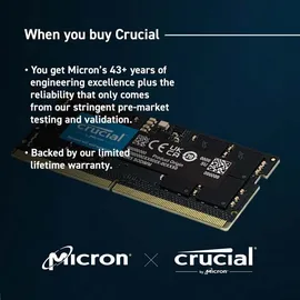 Crucial DDR5-4800 CL 40 SO-DIMM RAM Notebook Speicher CT32G48C40S5