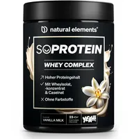 SoProtein Whey Complex Protein Pulver – Vanilla Milk-Geschmack – 690g – 24g Protein pro Portion – ideal zum Muskelaufbau, perfekte Löslichkeit – in Deutschland produziert & laborgeprüft