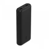 Belkin BoostCharge 3-Port Powerbank 20.000 mAh 20W inkl. 30cm USB-C-Kabel schwarz