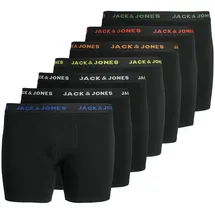 JACK & JONES Basic Plus Boxershorts 7 Einheiten Black 5XL