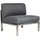 Diamond Garden Gomera Sun & Rain Lounge Mittelteil Edelstahl/Teak - Silber