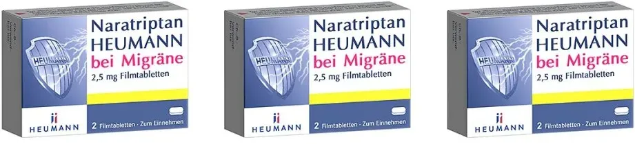 Naratriptan Heumann Bei Migräne 2,5 Mg Filmtabletten