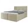 Mirjan24 Boxspringbett Rebos, Ehebett mit zwei Bettkästen, Doppelbett mit Topper (Polo 872, Größe: 180x200 cm) - Beige