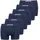 Levi's Solid Basic Boxer Brief unifarben blau M 6er Pack