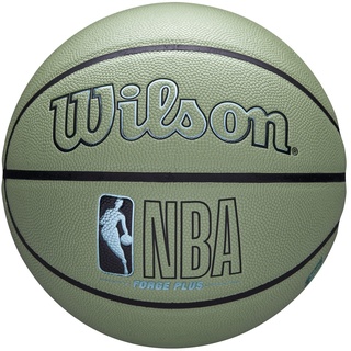 Wilson NBA Forge Plus Eco Basketball für drinnen und draußen, Größe 17,8–74,9 cm, Grün