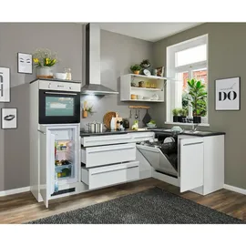 BASIC by Balculina Winkelküche L-Form 260 x 175 cm weiß