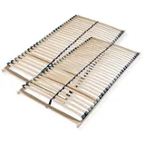 Sleepneo Lattenrost, Buche, Holz, 7-Zonen, 160x200 cm, Hergestellt in Deutschland, Blauer Engel, TÜV Süd, nicht verstellbar, Schlafzimmer, Lattenroste