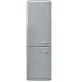 Smeg FAB32LSV6 Retro-Kühl-Gefrierkombination (331 l, 1968 mm hoch, Silver)