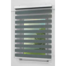 Lysel - Qualitätsdoppelrollo basaltgrau, (B x H) 170cm x 175cm in grau/basaltgrau