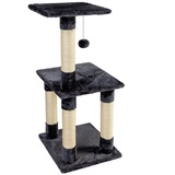 nyvi Katzen Kratzbaum Trient 85 cm groß anthrazit - Deluxe Mini Katzenbaum